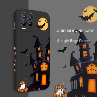 เคสโทรศัพท์มือถือ ซิลิโคน ลาย Ghost House มีลายด้านข้าง สําหรับ Realme 8 8i Pro 4G 5G