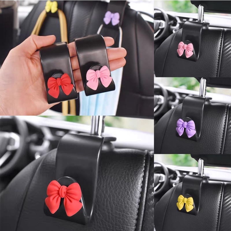 GANTUNGAN กระเป๋าแขวนตะขอริบบิ้นกระเป๋าแขวนต่อ pcs HOOK HANGER BLING // กระเป๋าแขวนผู้ถือ Organizer สินค้าในรถยนต์