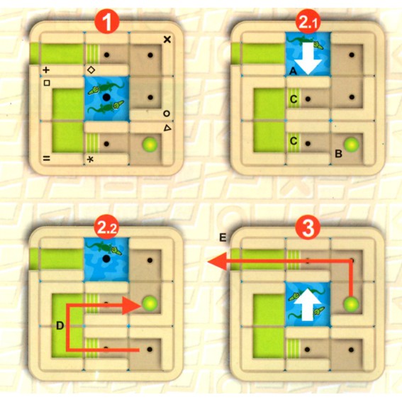 Maze Adventure เกมส์จระเข้ บอร์ดเกมส์ - wtoyshop - ThaiPick