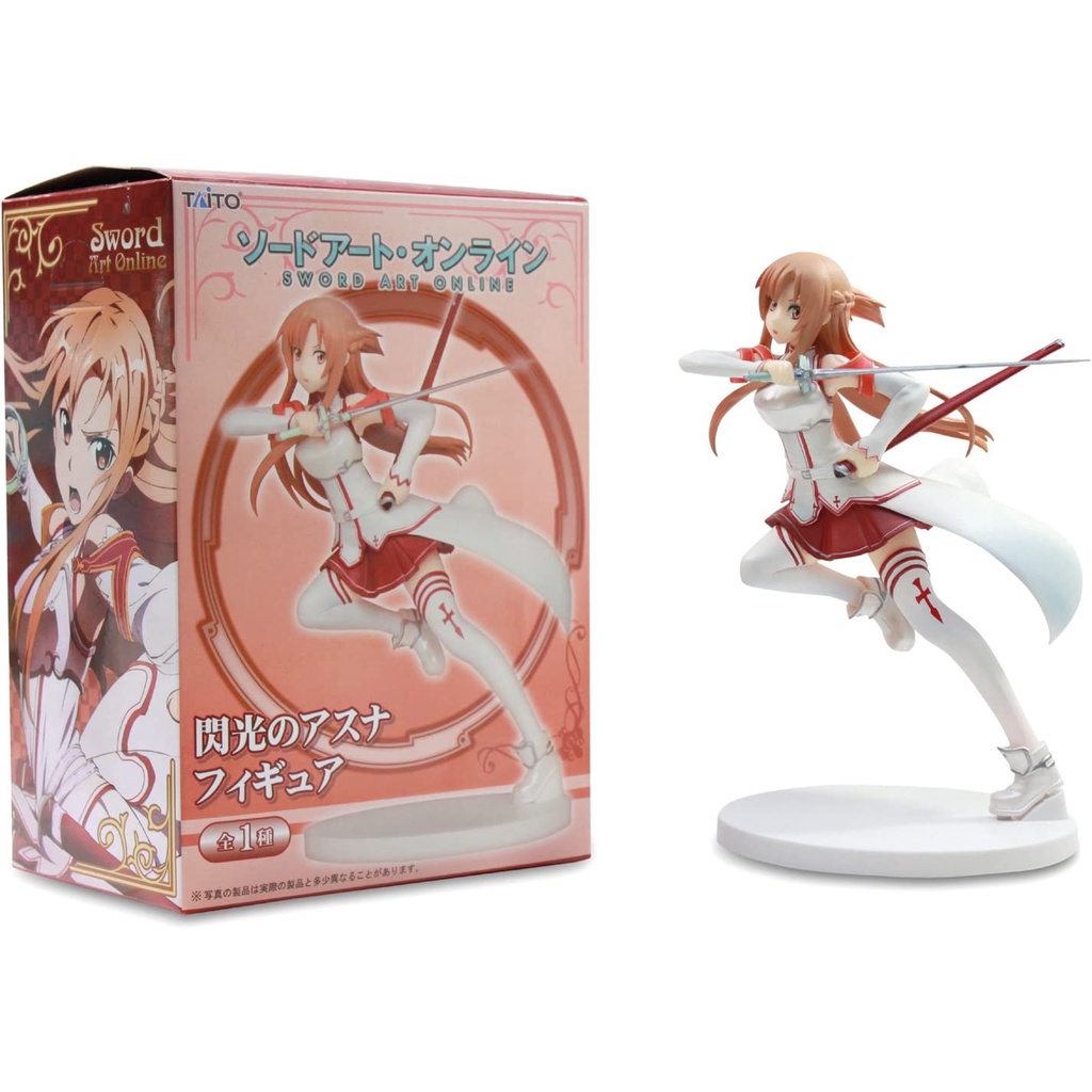 โมเดลฟิกเกอร์สาว (ของแท้)  Sword Art Online S.A.O. Asuna Yuuki Figure Taito