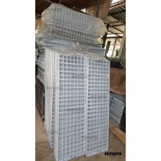 80x100 ตะแกรงลวดเหล็กชุบพลาสติก ทำกรง แขวนของ ตะแกรงขายของ ตะแกรงเหล็ก ตะแกรงพลาสติก 80*100