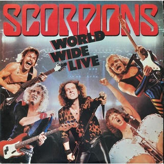 แผ่นเสียง Scorpions World Wide Live , 2 Vinyl Printed in USA (Used)