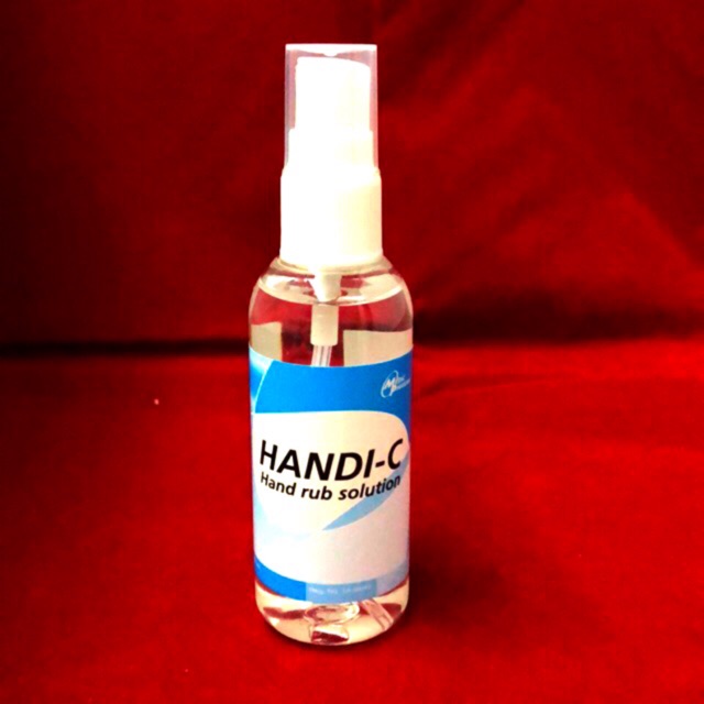 Handi -c  hand rub solutionทำความสะอาดชนิดสเปรย์. ขนาด 60ml
