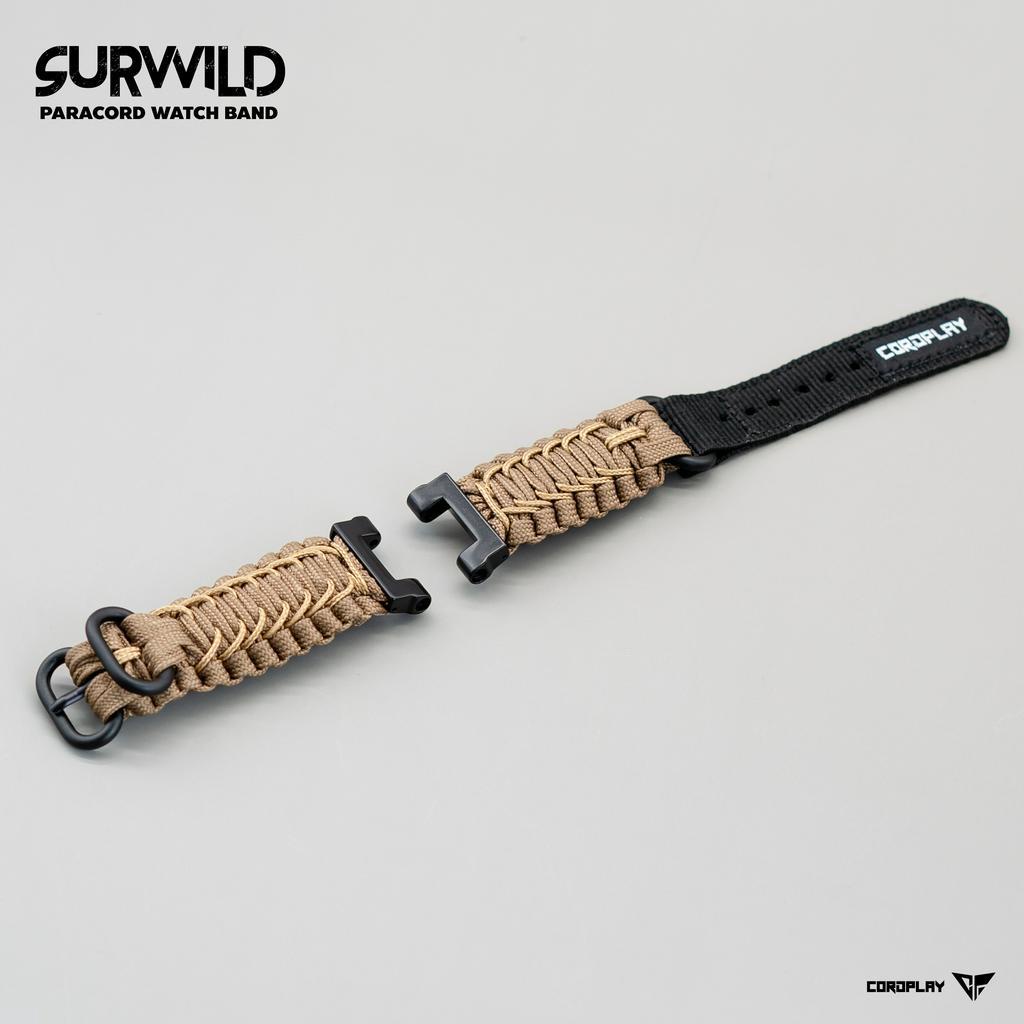 สายนาฬิกา SURWILD สำหรับ AMAZFIT T-REX 2 พร้อมชุดไขควง [[ใส่กับ T-REX และ T-REX PRO ไม่ได้]]