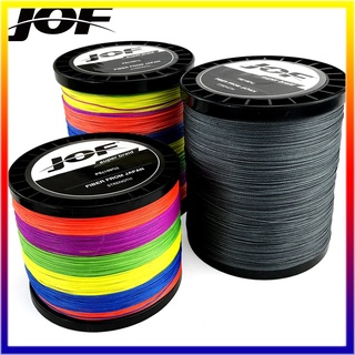 1000M JOF เอ็นตกปลา สายเบ็ดตกปลา PE สายถัก 4 เส้น ยาว 1000 เมตร แรงม้าสูง X4/X8/X9 PE4 PE8 PE9