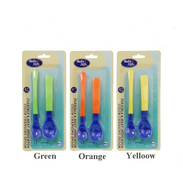 BABY SAFE FLEXY AND HEAT INDICATOR SPOON BS350 / BS347 / BS348 บรรจุ 2 ช้อน / BS40