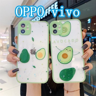 เคสโทรศัพท์มือถือ อะโวคาโด้ เจลน้ำ สำหรับ OPPO vivo A3S A5 A5S A7 A7 2018 F9 Y91 Y93 Y3 Y11 Y15 Y17 #230