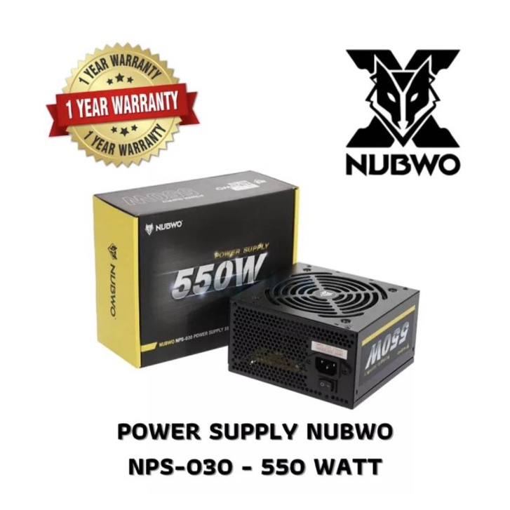 " ของแท้ 100% " Power supply NPS-030 550 watt ยี่ห้อ NUBWO