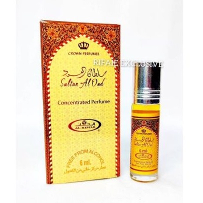 น้ำหอม​อาหรับ​ Sultan Al Oud​ Al Rehab Concentrated Perfume Oil by Al Rehab 6ml น้ำหอมออยล์​