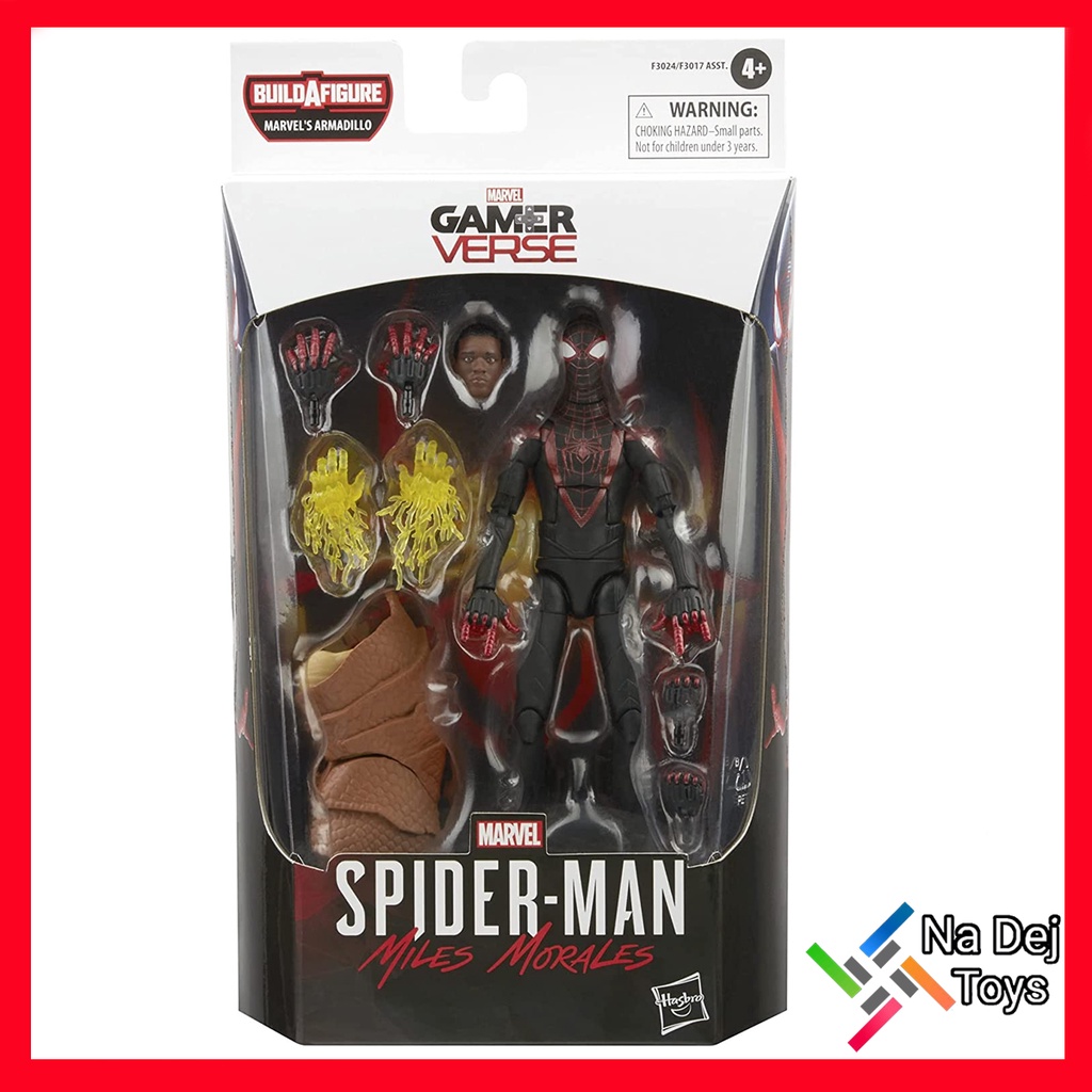 Marvel Legends Spider-Man Miles Morales 6" Figure มาร์เวล เลเจนด์ สไปเดอร์-แมน ไมลส์ โมราเลส ขนาด 6 นิ้ว ฟิกเกอร์