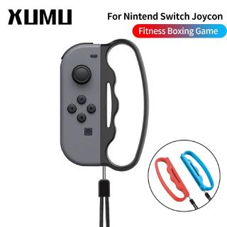 Xumu For Nintend Switch Joy-Con Small Handle Boxing Grip Gaming Fitness Boxing Game Assit Tool Grip Handle With Lanyard