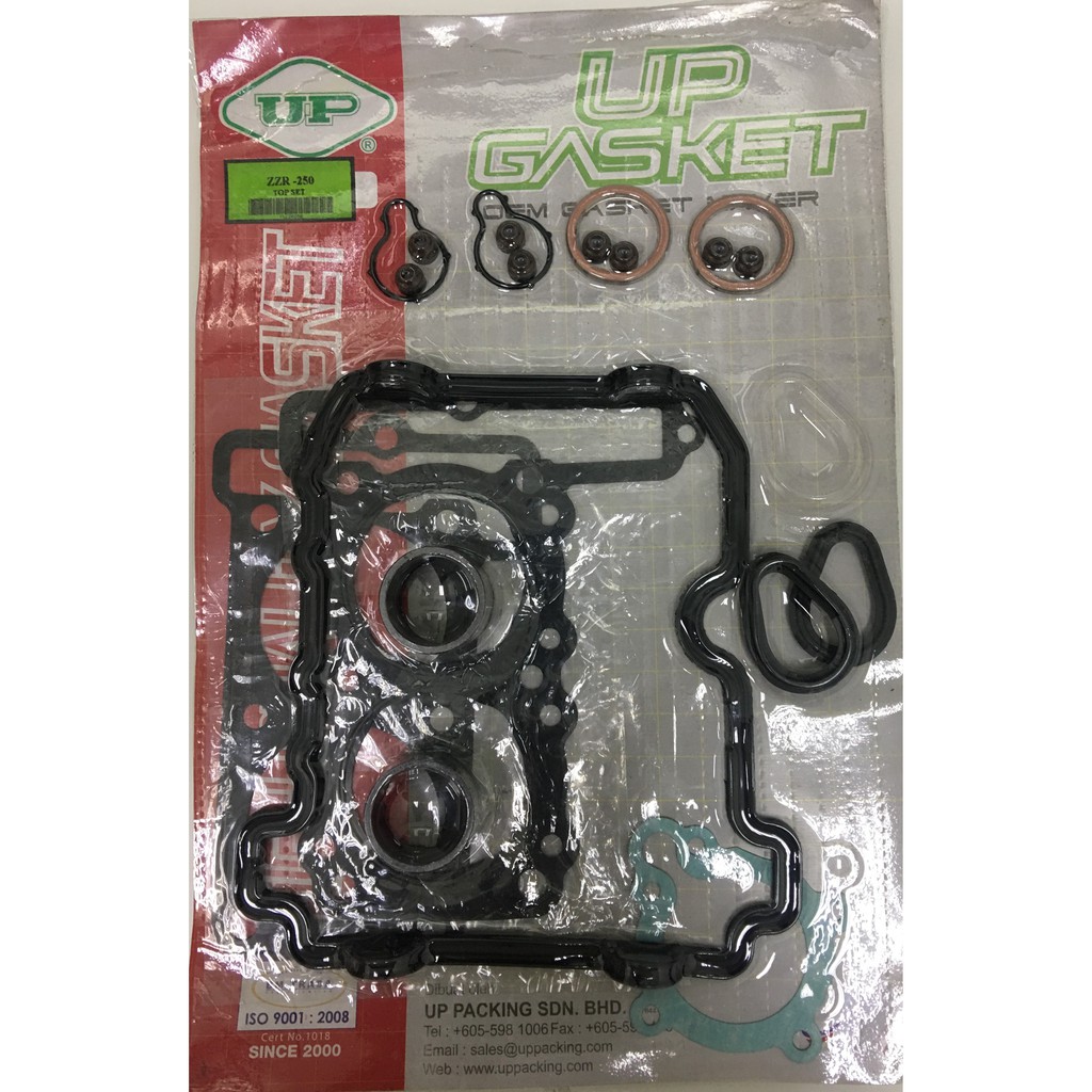 UP Kawasaki ZZR250 ZZR 250 ปะเก็นชุดด้านบน