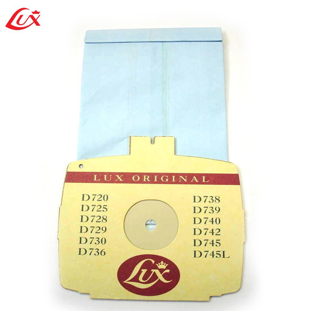 ถุงเก็บฝุ่น ถุงเปลี่ยนสำหรับเครื่องดูดฝุ่น LUX รุ่น D720, D728, D738, D740, D742, D745 (1แพ็ค 5ชิ้น)