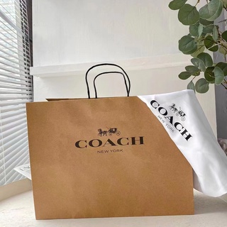 💥Gift💥 coach ถุงของขวัญ ถุงเก็บฝุ่น การ์ดคำแนะนำ กระเป๋าเงิน กล่อง เครื่องประดับ