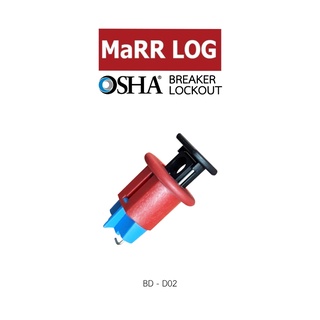 ตัวล็อคนิรภัย MaRR LOG Miniature Circuit Breaker Lockout Electrical Lockout (BD-D02) 1ชิ้น