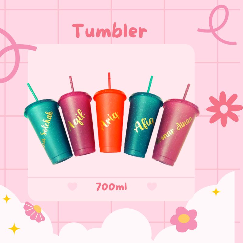 SK SHOP : NAMA TUMBLER WITH STRAW
