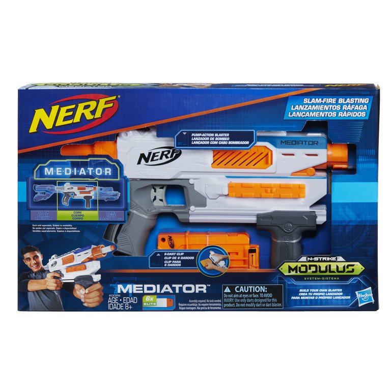 Nerf Modulus Mediator Blaster Gun ปืนเนิร์ฟ โมดูลลัส เมดิเอเตอร์ พร้อมกระสุนโฟม