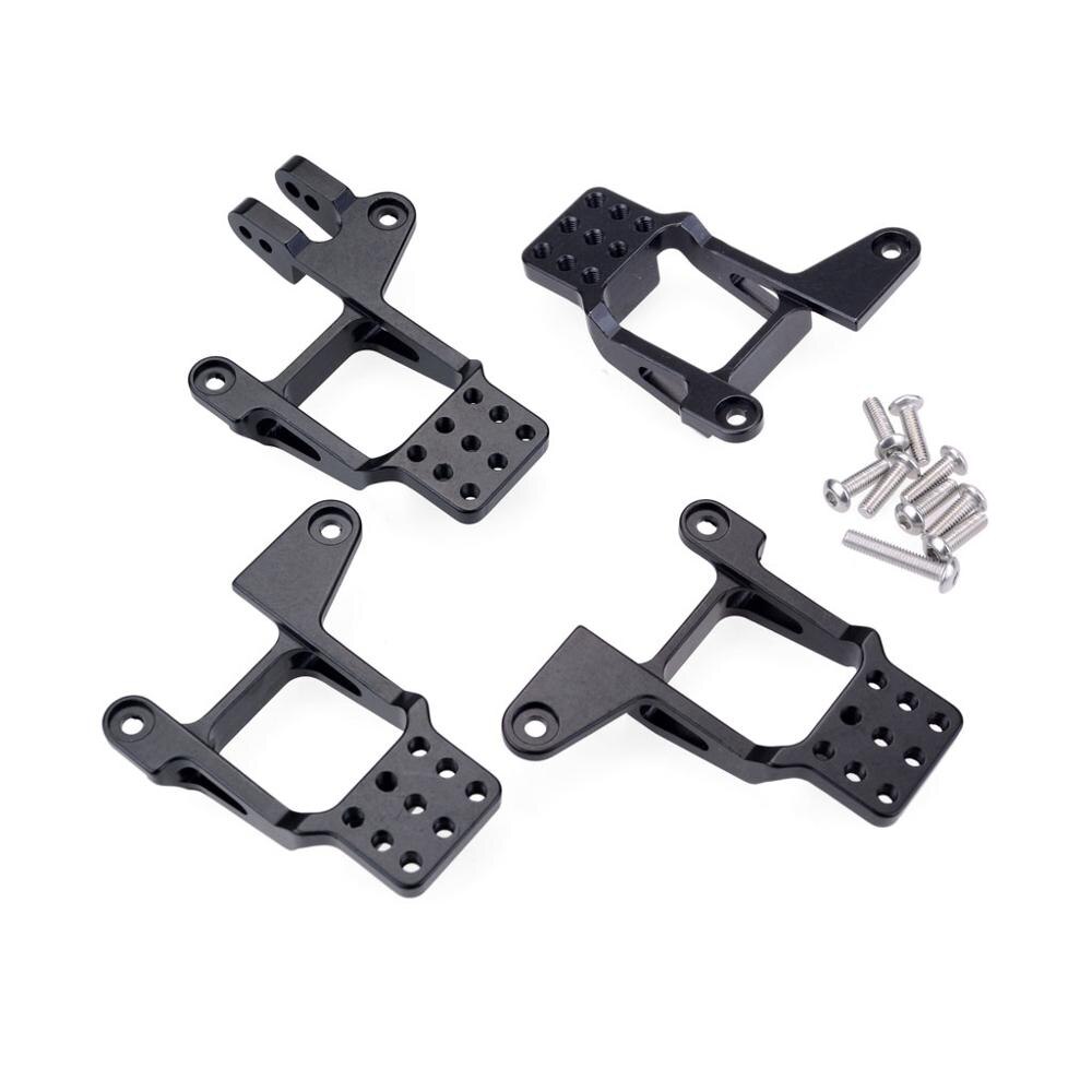 สําหรับ 1/10 RC Crawler TRX-4 TRX4 8216 อะไหล่อัพเกรด 4PCS อลูมิเนียมด้านหน้าและด้านหลัง Shock Towers Mount