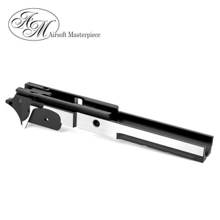 Airsoft Masterpiece Aluminum Advance Frame - No Marking 4.3 with Tactical Rail for Marui Hi-CAPA (Two Tone)