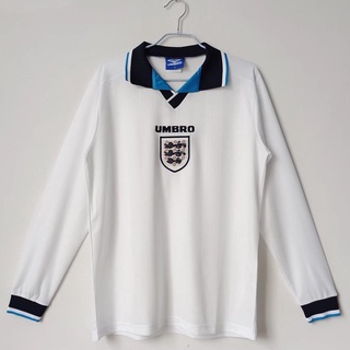 เสื้อกีฬาแขนสั้น ลายทีมชาติฟุตบอลอังกฤษ 96 England AAA คุณภาพสูง สไตล์เรโทร