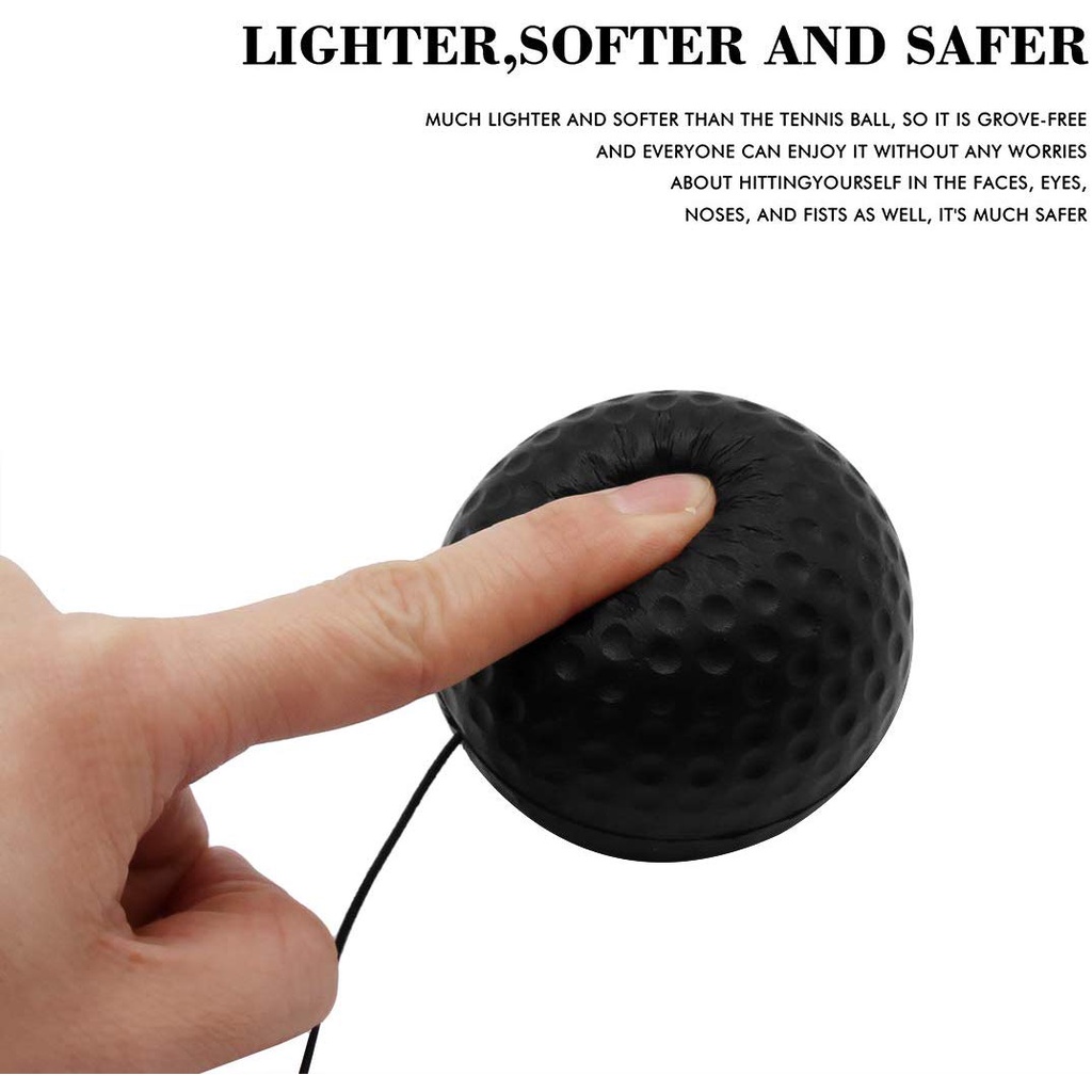 Boxing Fight Ball On String Reflex Fitness Punching หัว วง ชุด ปรับปรุง ...
