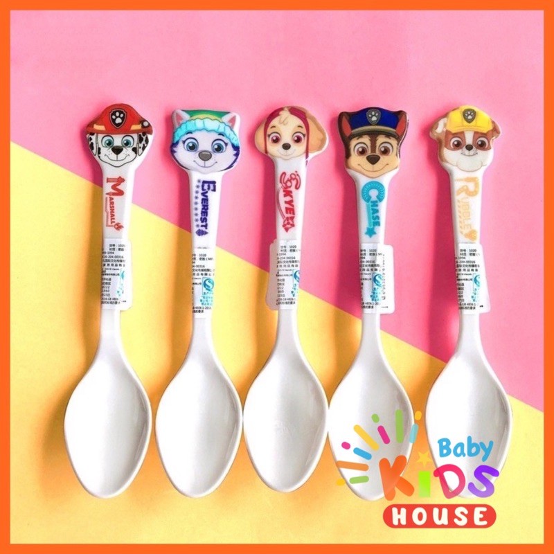 พร้อมส่ง ช้อนทานข้าว ช้อนกินข้าวเด็ก ช้อน paw patrol สุดน่ารัก