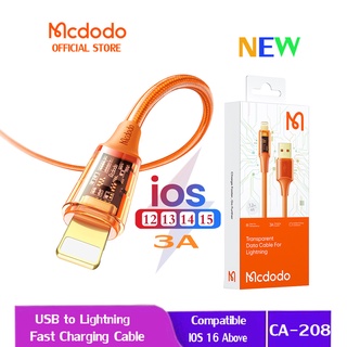 Mcdodo สายชาร์จ USB 3A ชาร์จเร็ว สําหรับ iP 14 Plus Pro Xax 13 12 11 Xr 8 7Plus 6 CA-208