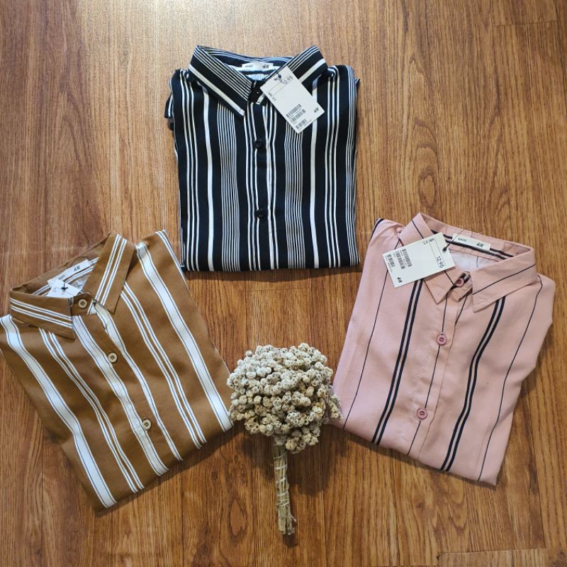 เสื้อเชิ้ต ลายทาง Zilla