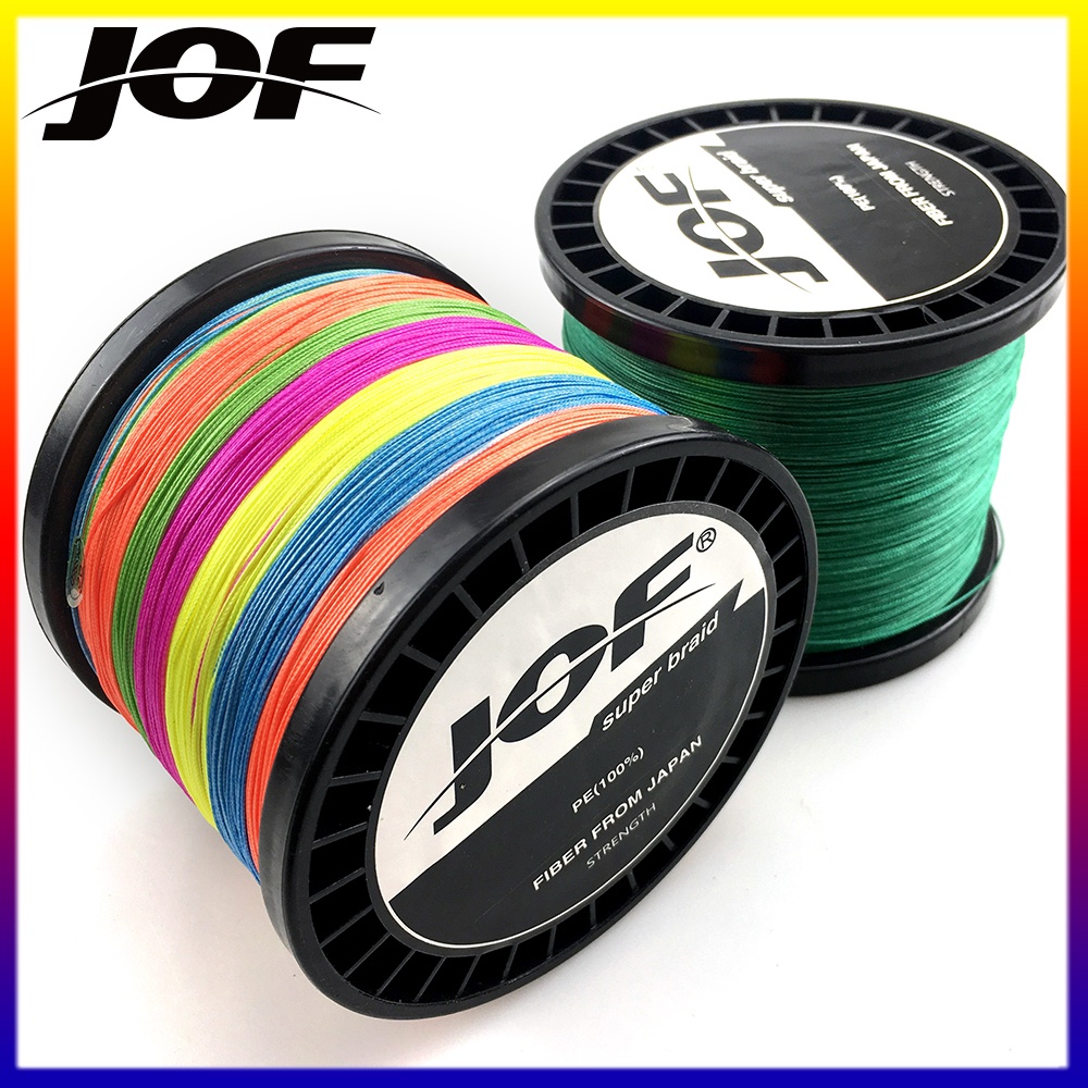【จัดส่งจากกทม】1000M JOF เอ็นตกปลา สายเบ็ดตกปลา PE สายถัก 4 เส้น ยาว 1000 เมตร แรงม้าสูง สายเอ็นตกปลาน้ําเค็ม รูปที่ 8
