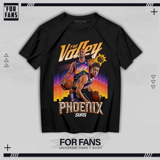 ราคาเสื้อยืด พิมพ์ลายกราฟฟิคบาสเก็ตบอล PHOENIX SUNS THE VALLEY Icon สําหรับผู้ชายS-3XL