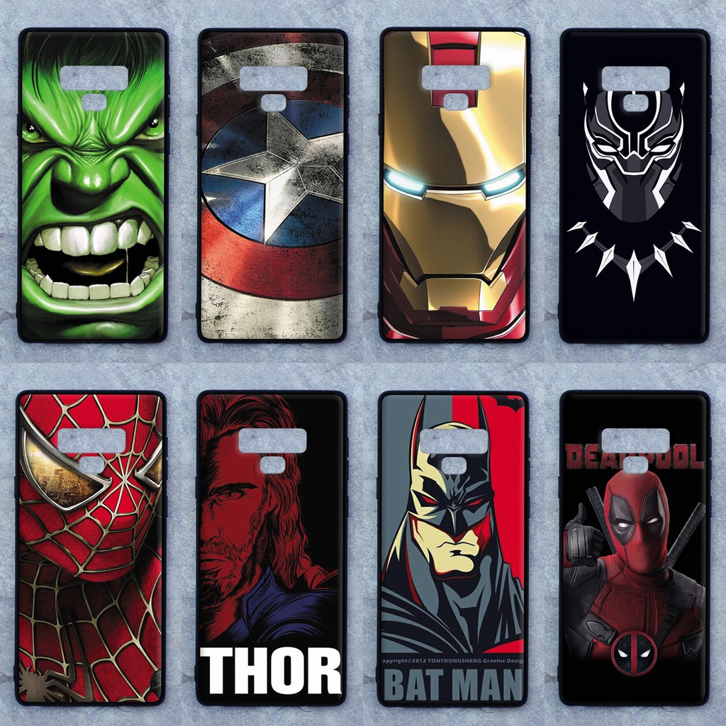 เคส Samsung Note 9 ลายฮีโร่ ขอบนิ่มหลังแข็ง เคสมือถือ เคสโทรศัพท์ Case