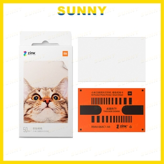 กระดาษ Photo Paper 2x3 50 แผ่นสําหรับเครื่องพิมพ์ Xiaomi Mi Ar