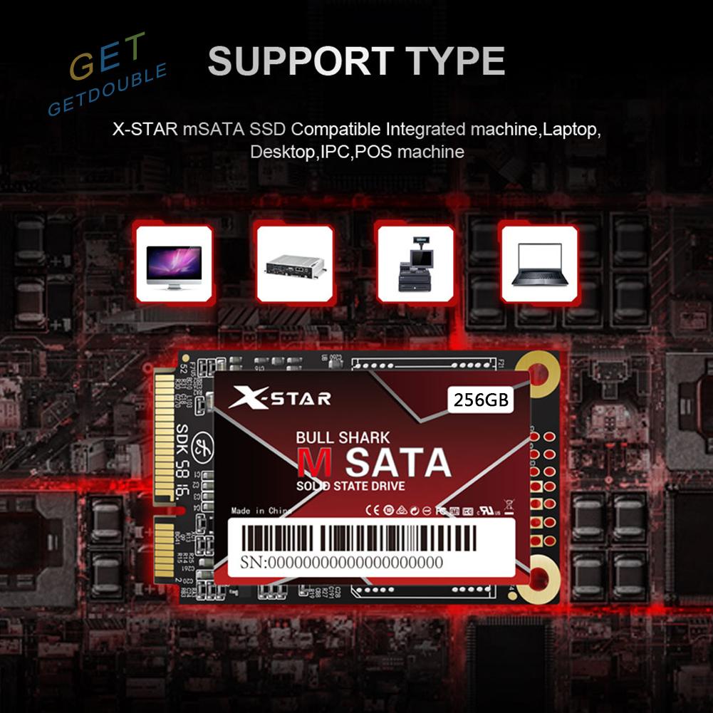 Getdouble2 Msata Ssd Hdd ฮาร์ดไดรฟ์ภายในสําหรับแล็ปท็อปโน๊ตบุ๊ค #8