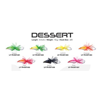 อุปกรณ์ตกปลา เหยื่อปลอม Triton Dessert (LF)