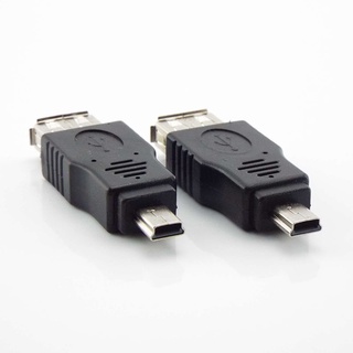 อะแดปเตอร์แปลงแยก OTG USB 2.0 A เป็น Mini B 5-Pin ตัวผู้ สําหรับ Mini Type-A B