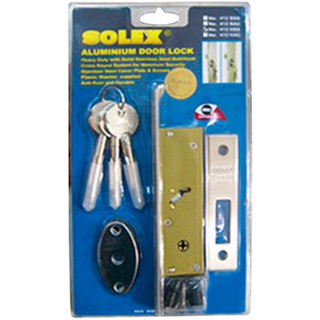 กุญแจบานเลื่อน SOLEX 412 HSS SOLEX SLIDING 412 HSS FLUSH PADLOCK