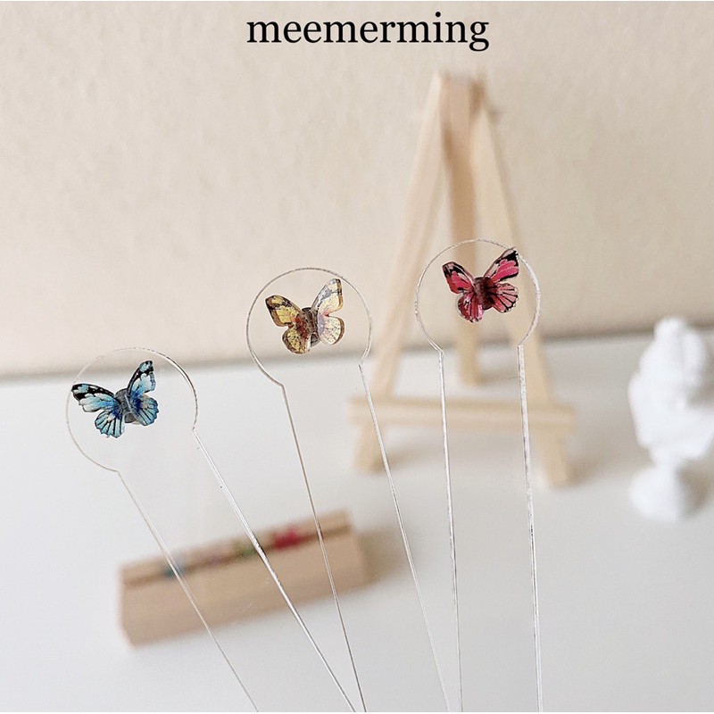 butterfly color [piercing] εїз จิว ผีเสื้อ *โปรดอ่านรายละเอียดสินค้า