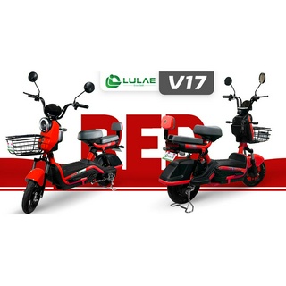 LULAE V17 จักรยานไฟฟ้า electric bike จักรยาน สกูตเตอร์ไฟฟ้า มีกระจกมองหลัง ไฟหน้า ไฟเลี้ยว 500W แบตเตอรี่ 36V-20A