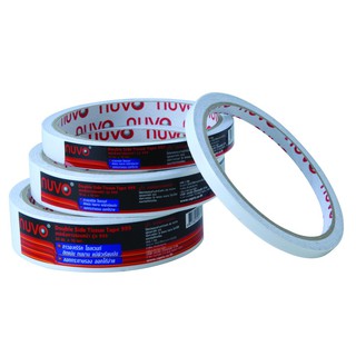 เทปเยื่อกาว 2 หน้า แบบ 12/18/24/36/48 มม.ยาว20 หลา ตรา นูโว …