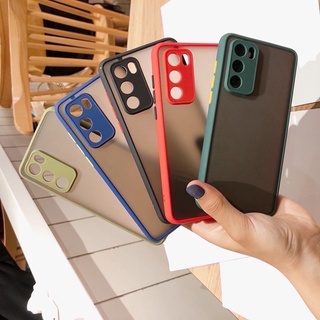 เคสขอบสี Samsung A14/A04S/A04/M53/M52(5G)/M51/M23/M31 (คลุมกล้อง)