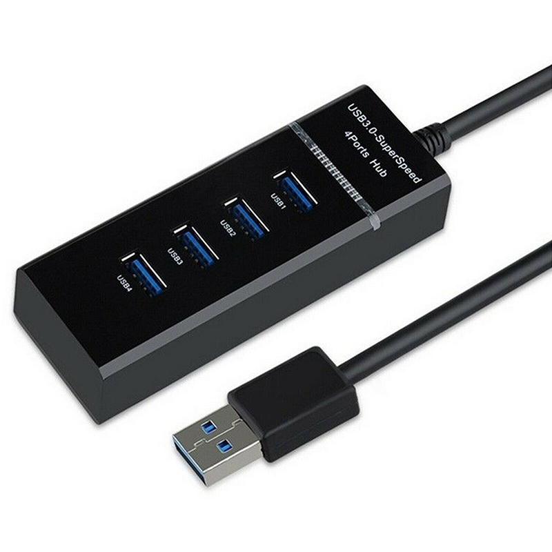 [ขายดี] ฮับอะแดปเตอร์แยกขยาย USB 2.0 4 พอร์ต ความเร็วสูง 4 พอร์ต สําหรับเดสก์ท็อป พีซี แล็ปท็อป