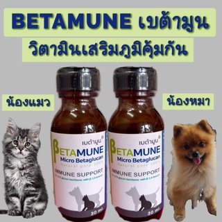 ส่งไว🔥กระตุ้นภูมิสุนัขและแมว🐱🐕เบต้ามูนBetamune30ML