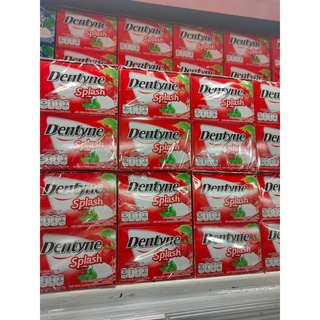 เดนทีน สแปลช หมากฝรั่ง รสสตรอว์เบอร์รี่ สอดไส้ไลม์ แพ็ค 1 กล่อง หอม สดชื่น Dentyne Splash Gum Strawberry flavor stuffed