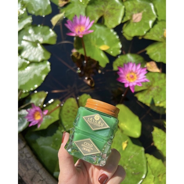 โปร3ขวด(สูตรไพล 50g x 3ขวด) เก้ากลิ่น อโรมาครีม บาล์มสมุนไพร ไพล สูตรร้อน KAO KLIN Aroma Cream ขนาด 50 กรัม