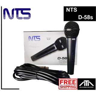 ไมค์สาย NTS D-58s HI-FIDELITY Dynamic Microphone