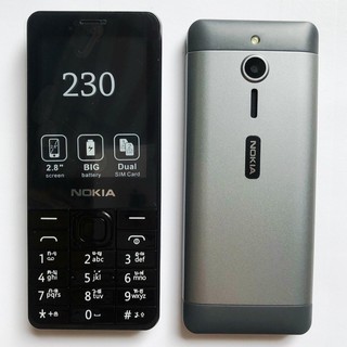 โทรศัพท์มือถือ  โนเกียปุ่มกด NOKIA 230 (สีดำ)  2 ซิม จอ 2.8นิ้ว รุ่นใหม่ 2020