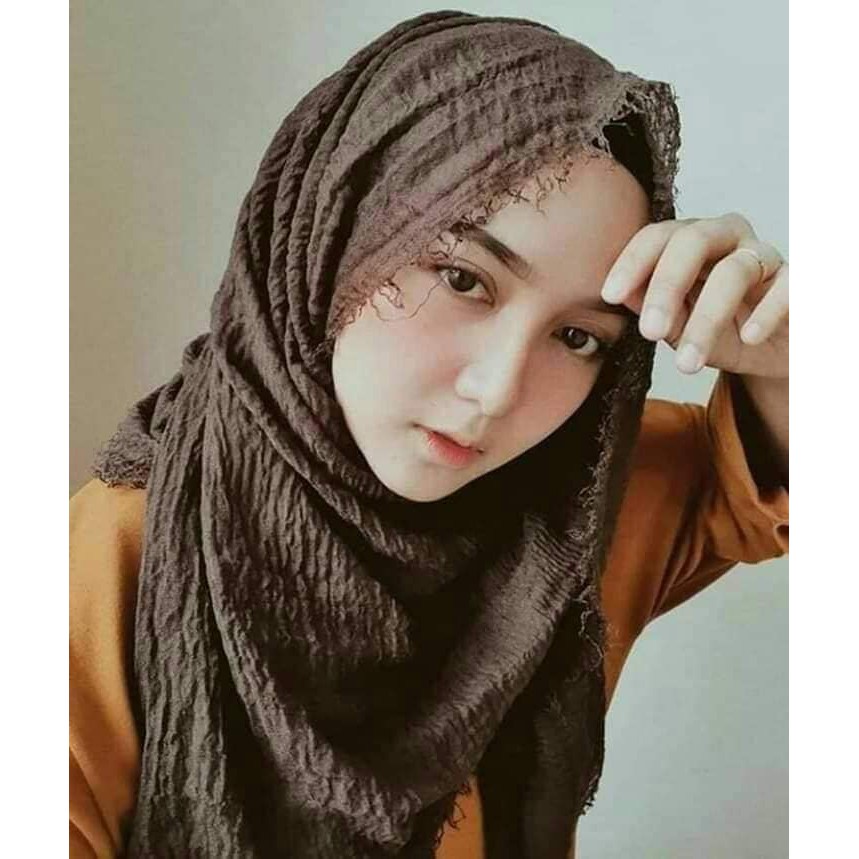 ผ้าคลุุมฮิญาบ วิสคอสอาหรับ พันยาว - รูปที่ 2