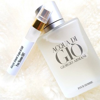 น้ำหอมแท้แบ่งขาย Giorgio Armani Acqua Di GIO EDT แท้ 100%  น้ำหอมผู้ชายที่มีกลิ่นแห่งความอิสระ