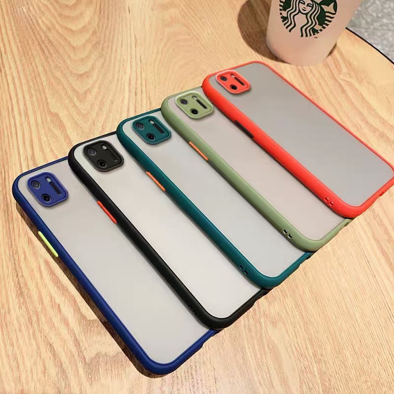 พร้อมส่ง Case Realme C11 2021 เคสเรียวมี เคสกันกระแทก ปุ่มสีผิวด้าน ขอบนิ่มหลังแข็ง เคสโทรศัพท์ C11 