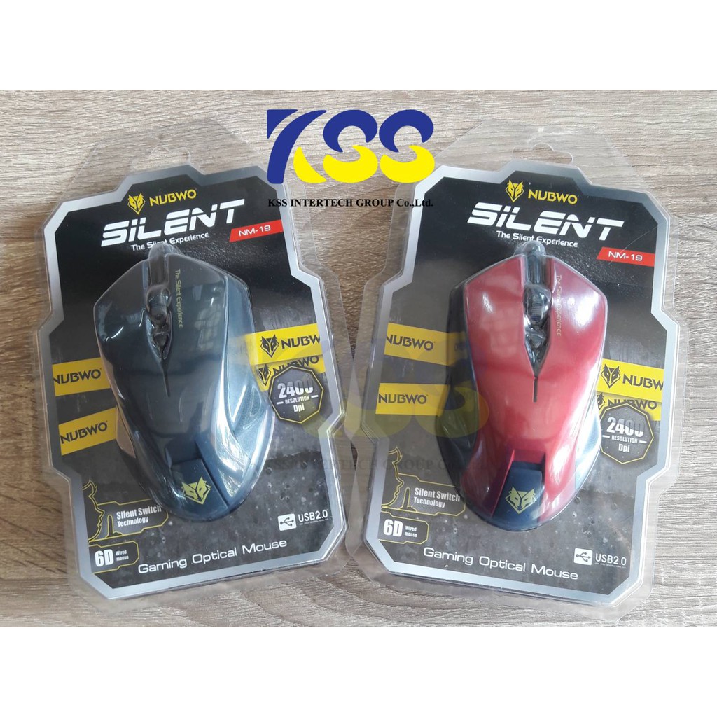 Nubwo Mouse Silent NM19 ไร้เสียงกด